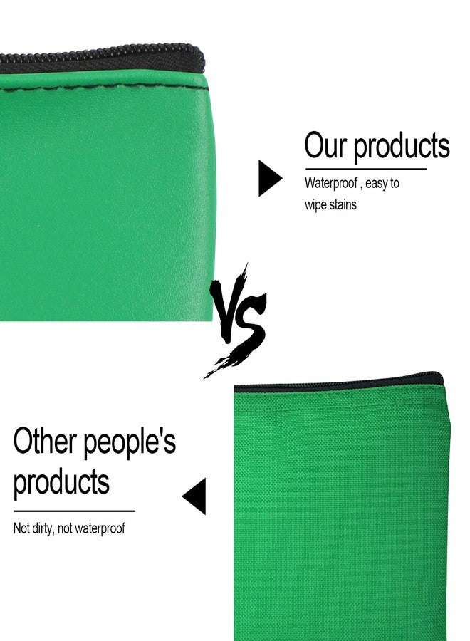 Joyberg 2 Pieces Money Bags With Zipper , 11x6.1 inch Money Pouch, Bank Bag, Cash Bag , Check Wallet, Cosmetics(Green) - Image 5